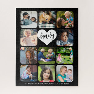 Familienfoto-Collage-Skript 11 personalisierte Fot