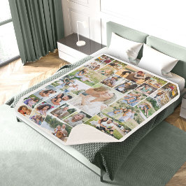 Familienfoto Collage White 31 Picture Sherpadecke