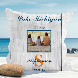 Familienfoto Cornhole Set am See Kissen