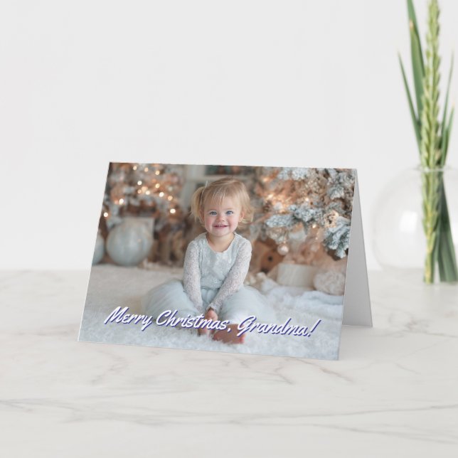 Familienfoto Frohe Weihnachten (Vorderseite)