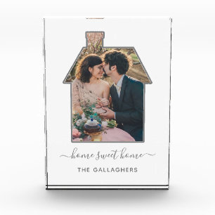 Familienfoto Hausform Einweihungsgeschenk Hochzeit Fotoblock