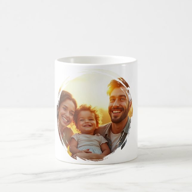 Familienfoto-Kaffeetasse Kaffeetasse (Mittel)
