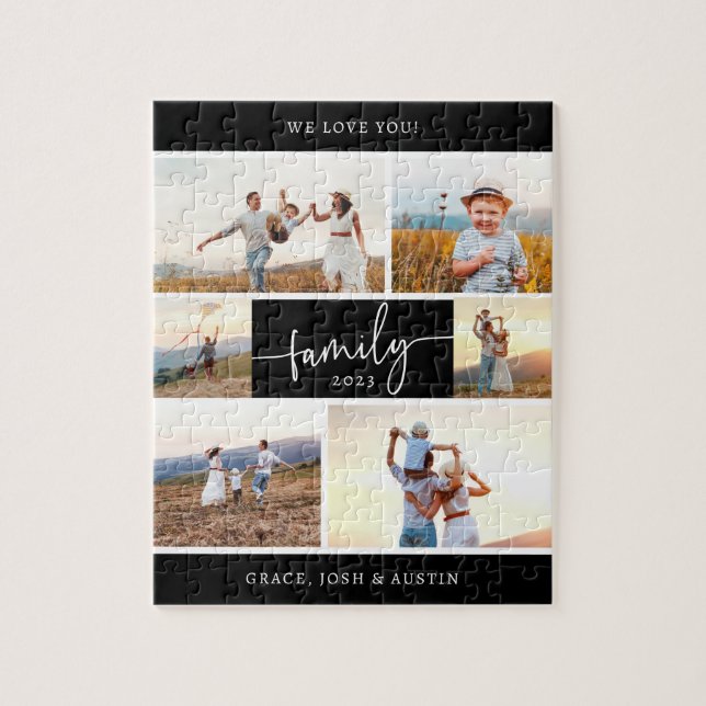 Familienfoto-Puzzle (Vertikal)