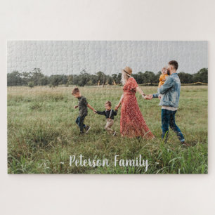 Familienfoto-Spaß-Spielabend Personalisierter Name