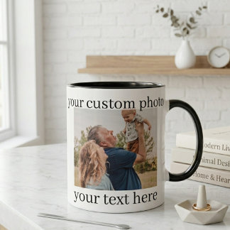 Familienfoto Tasse Paar & Sohn Personalisiertes Ge