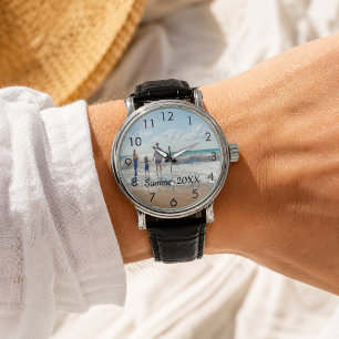 Familienfoto Text Armbanduhr