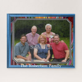 Familienfoto und personalisieren mit Namen