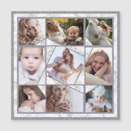 Familienfotografie Collage 9 Instagramm-Bilder| Ma Magneteinladung