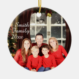 Familienfotografie Keramik Ornament