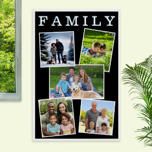 Familienfotos Elegante Bildergalerie Poster