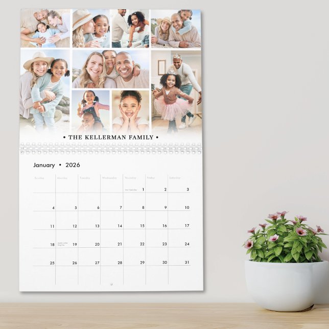 Familienfotos FotoCollage Kalender (Family Pictures Photo Collage Calendar )