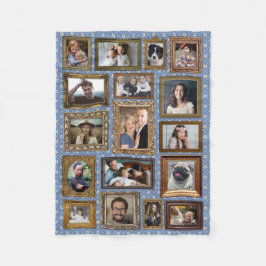 Familienfotosammlung 17 Bilder Extravaganten Rahme Fleecedecke