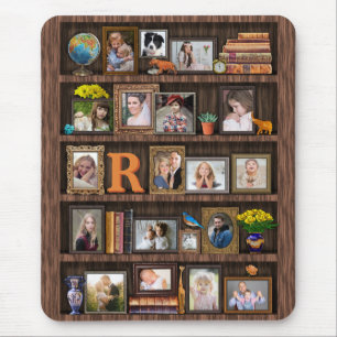 Familienfotosammlung Antiquitätenbuchgehäuse Per Mousepad