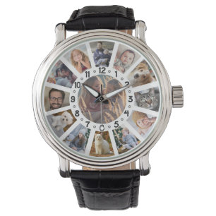Familienfotosammlung Easy 13 Bilder mit Zahlen Armbanduhr