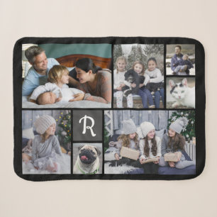 Familienfotosammlung Mit Monogramm 7 Bilder Schwar Sherpadecke
