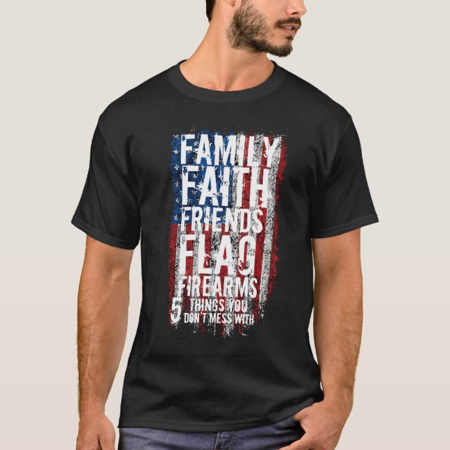 FAMILIENFREUNDE FLAG... T-Shirt (Vorderseite)