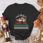 Familienfreunde treffen am ehesten auf Weihnachten T-Shirt<br><div class="desc">Machen Sie sich in dieser Ferienzeit mit unseren Weihnachtsfeiern "Am wahrscheinlichsten.." zum Lachen bereit! Diese witzigen T - Shirt eignen sich ideal für Ansammlungen und Freunden oder Party im Büro. Sie sind ideal für diejenigen,  die sich gegen die passenden Outfits auflehnen möchten,  um sich gegen diese Lieben zu wappnen.</div>
