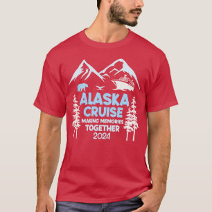 Familienfreunde und Gruppe Alaska Kreuzfahrt 2024  T-Shirt