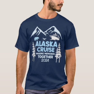 Familienfreunde und Gruppe Alaska Kreuzfahrt 2024  T-Shirt