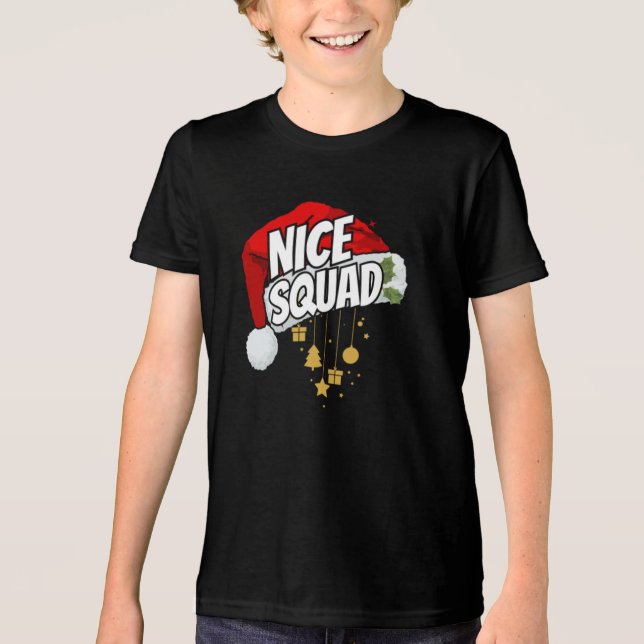 Familienfreundliches Weihnachten Tri-Blend Shirt (Vorderseite)