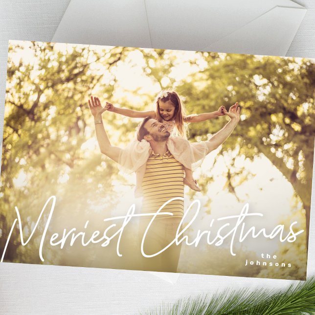 Familienfreundliches Weihnachts-Foto Feiertagskarte (Von Creator hochgeladen)