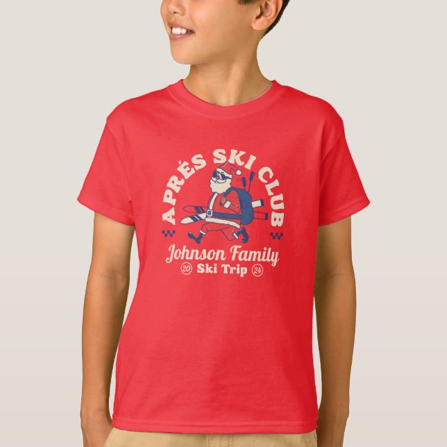 Familiengäste Gruppe Skitouren T-Shirt (Vorderseite)