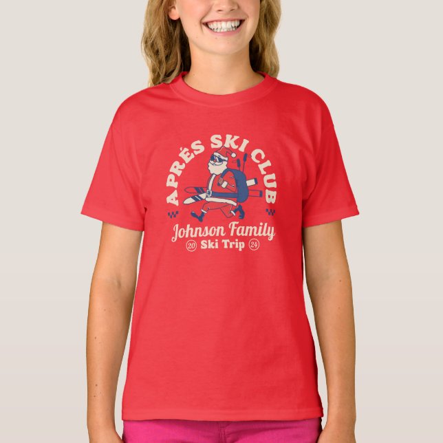 Familiengäste Gruppe Skitouren T-Shirt (Vorderseite)