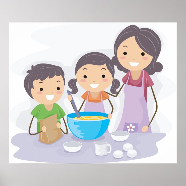 Familiengebäck Poster (Vorne)