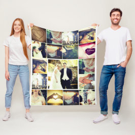 Familiengedächtnis-Fotosteppdecke Fleecedecke