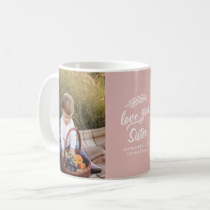 Familiengeschenk Foto Enkel einfache Typografie Kaffeetasse