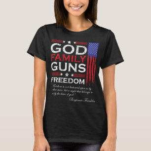 FAMILIENGOTT-GUNS UND FREEDOM-CHRISTLICHER MAGA-TR T-Shirt