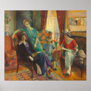 Familiengruppe: William Glackens Fine Art Poster
