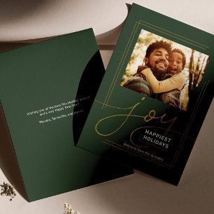 Familiengrüße Foto Script Freude Weihnachten