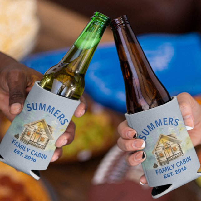 Familienhaus Name Wasserfarbenwald Dosenkühler (Von Creator hochgeladen)