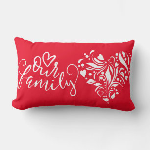 Familienherz Lumbar Pillow Lendenkissen