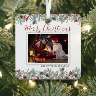 Familienhotel Modernes frohe Weihnachten Rustikal Ornament Aus Metall