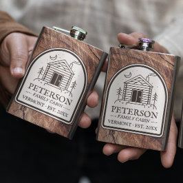 Familienkabine Rustikale Holzdekoration Personalis Flachmann