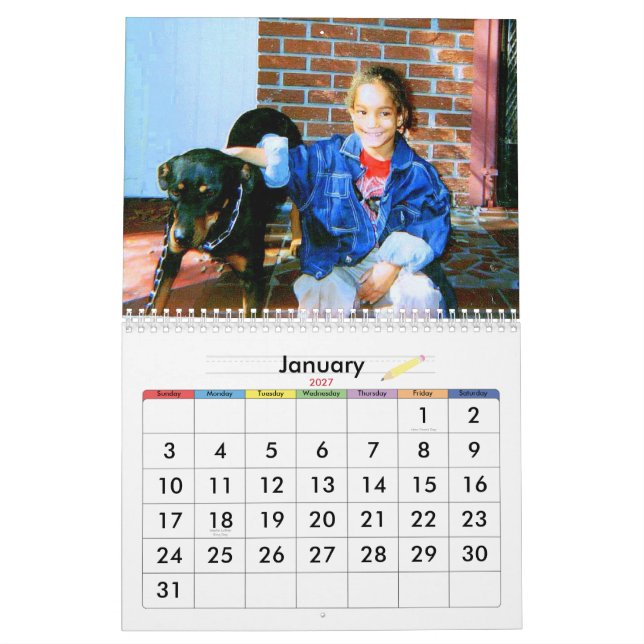 Familienkalender Kalender (Jan 2027)