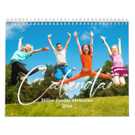 Familienkalender, Modernes Foto Kalender