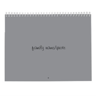 Familienkalender zum Anpassen Kalender