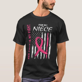 Familienkampf ich trage pinkfarbene Nichte Brustkr T-Shirt