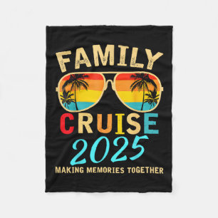 Familienkreuzfahrt 2025 Strand passende Sommerferi Fleecedecke