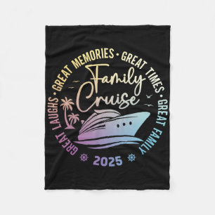 Familienkreuzfahrt 2025 Urlaubsreise Kreuzfahrt Fa Fleecedecke