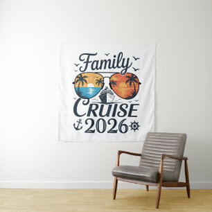 Familienkreuzfahrt 2026 Sommerferien Wandteppich