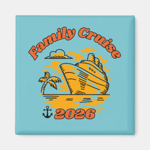 Familienkreuzfahrt 2026 Tür Magnet