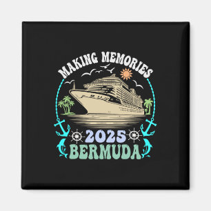 Familienkreuzfahrt Bermuda 2025 Sommer passende Fe Magnet