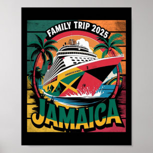 Familienkreuzfahrt Jamaika Segeln Zusammen 2025 Poster