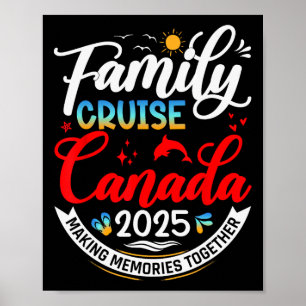 Familienkreuzfahrt Kanada 2025 Kanada Familienurla Poster