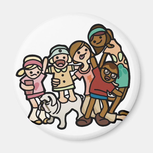 Familienmagnetismus. Magnet (Vorne)