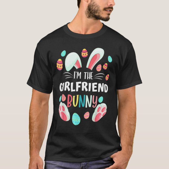 Familienmatching Girlfriend Bunny Graphic Oaster C T-Shirt (Vorderseite)